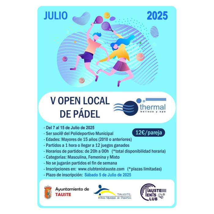 OPEN LOCAL DE PÁDEL