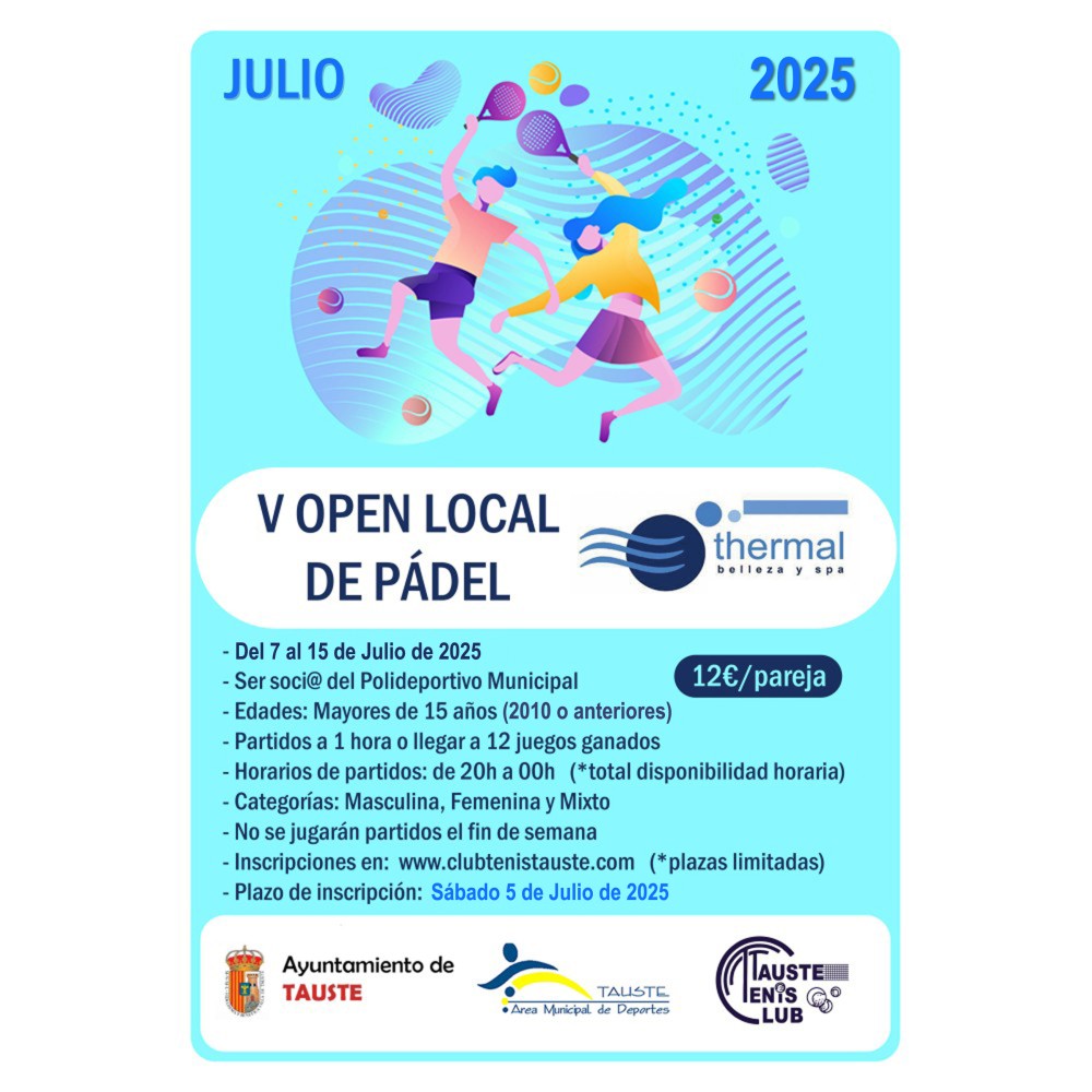 OPEN LOCAL DE PÁDEL