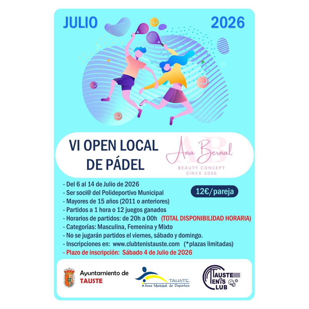 OPEN LOCAL DE PÁDEL - Ana Bernal