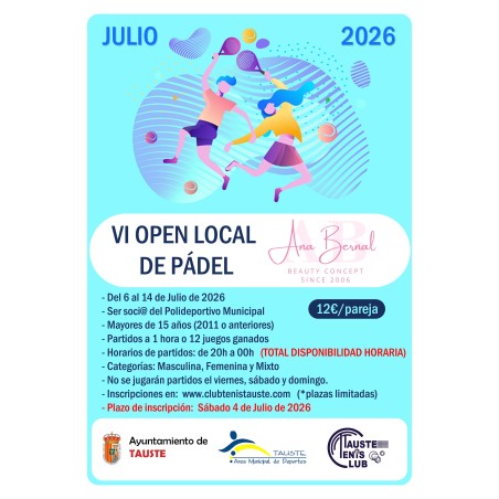 OPEN LOCAL DE PÁDEL - Ana Bernal