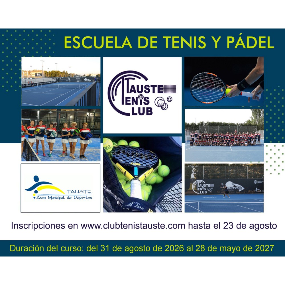 ESCUELA DE TENIS Y PÁDEL 2026/27