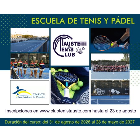 ESCUELA DE TENIS Y PÁDEL 2026/27